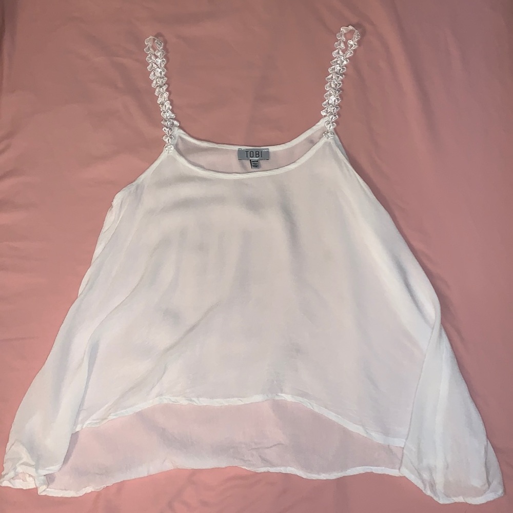 White tank top